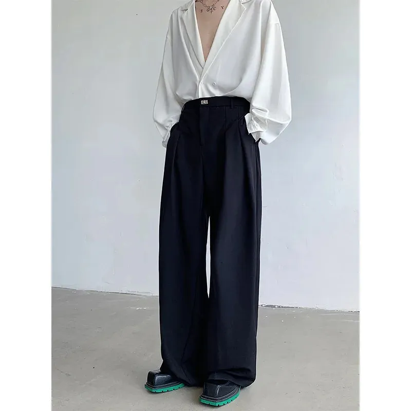 black dress pants baggy Baggy Suit Trousers main image 1