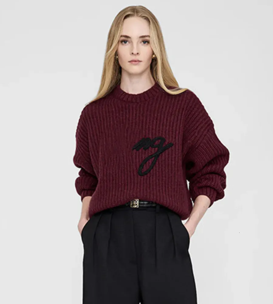 Aluime 24aw TN Designer Wool Knitted Rachel Zoe Sweater High 