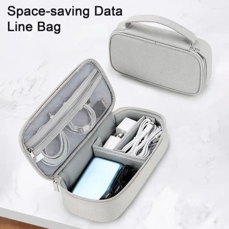 Sacs de rangement Sturdy Hard Disk Power Bank Poucheur Sac à charge anti-humidité Sac numérique Sac à affaires Business Trip 1PC