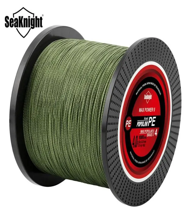 Seaknight TP PE Fishing Line 500m 1000m Linha de pesca trançada 880lb Multifilamento de linha de pesca de carpa ThreadA3244711