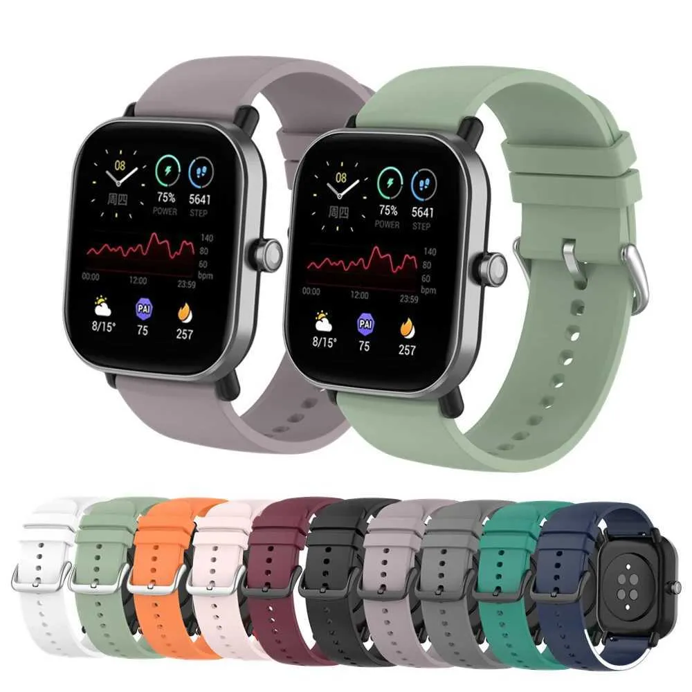 Per Amazfit GTR 3 22mm cinturino in silicone testurizzato con diamanti