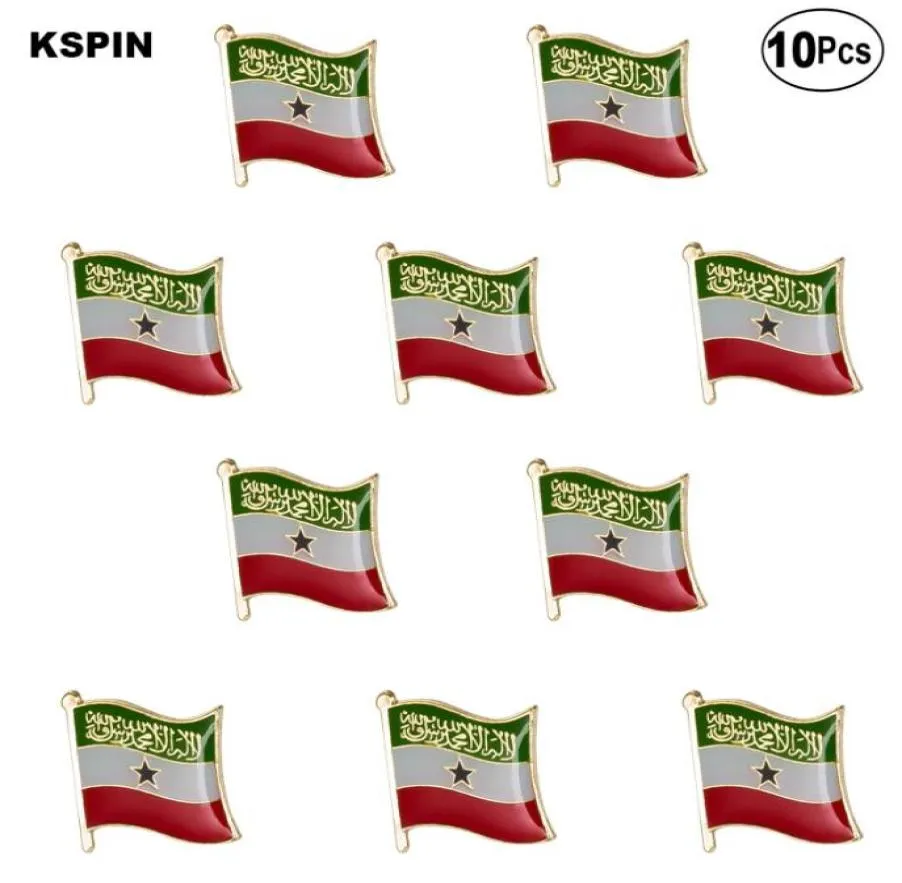 Badge de badge de badge de drapeau de drapeau de somalie 10pcs beaucoup9789597