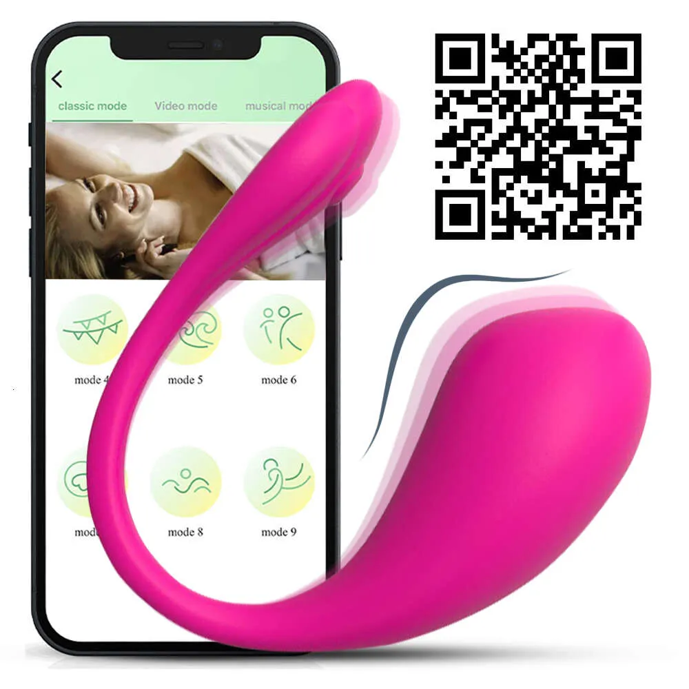 Intensywna aplikacja Bluetooth Wibrator sterujący bezprzewodowym miłosnym jajko seksowne zabawki stymulacja pochwy łechtaczka gula