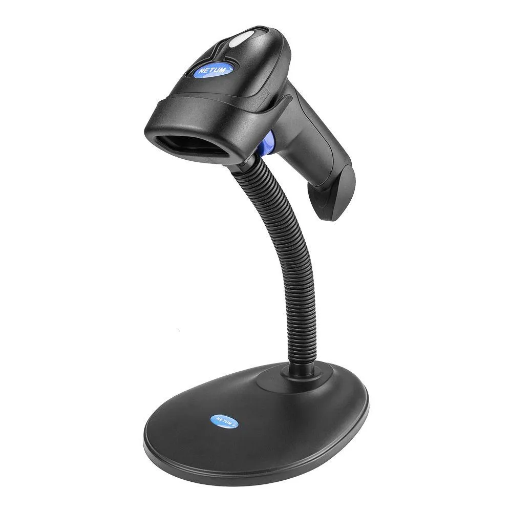 Scanners Netum L8S Wireless 2D Barcode Scanner With Stand Matic Sensing Scanning Qr Bar Code Reader Pdf417 For Mobile Payment Drop Del Otj86