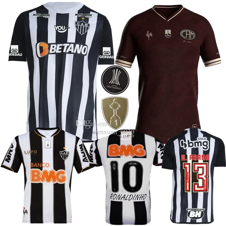 2024 2025 Atletico Mineiro Futbol Formaları 24 25 Ev Away 3. 2013 2014 Ronaldinho M.Zaracho Paulinho Futbol Gömlekleri Marquinhos Erkekler Çocuk Üniformaları