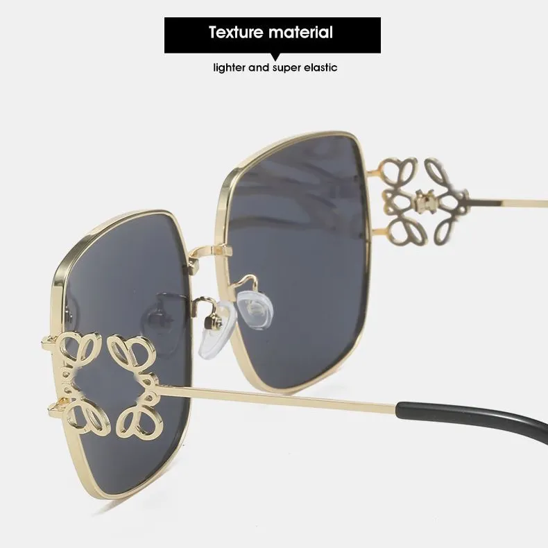 Luxury Designer Sunglasses for Women Cat Eye Sunglasses Unisex Beach Sunglasses Vintage Frames Luxury Design UV400 With Case Very good