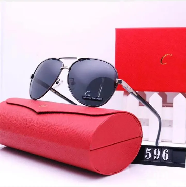 車とティアのサングラスファッションメガネ楕円形のフレームデザイナーサングラスレディエンアンチ放射UV400偏光才能のあるベイベリー眼鏡オリジナルボックス