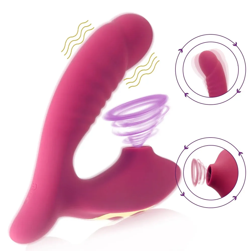 Vagina zuigen vibrator 10 snelheid vibreren orale seks zuigcloris stimulatie vrouwelijke masturbatie erotisch speelgoed voor volwassen 240409