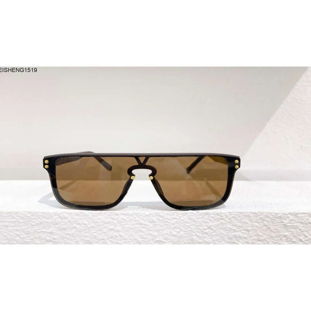 Classici occhiali da sole Waime Matte BrownBrown Lens Pilot Glasses Sunnies Fashion for Men Women Sun Uv Protection