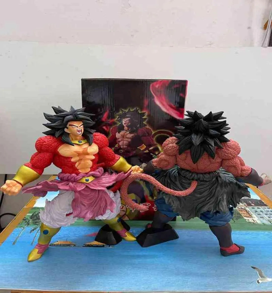 32cm japane anime figur mörk primär färg bli arg broly pvc rörlig action figur staty samling leksak121725