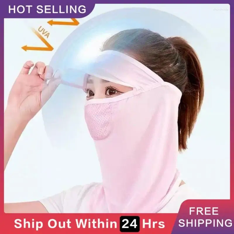 Wide Brim Hats Women Versatile Lightweight Comfortable Adjustable For Riding Mask Dust-proof Must-have Breathable Stylish Durable