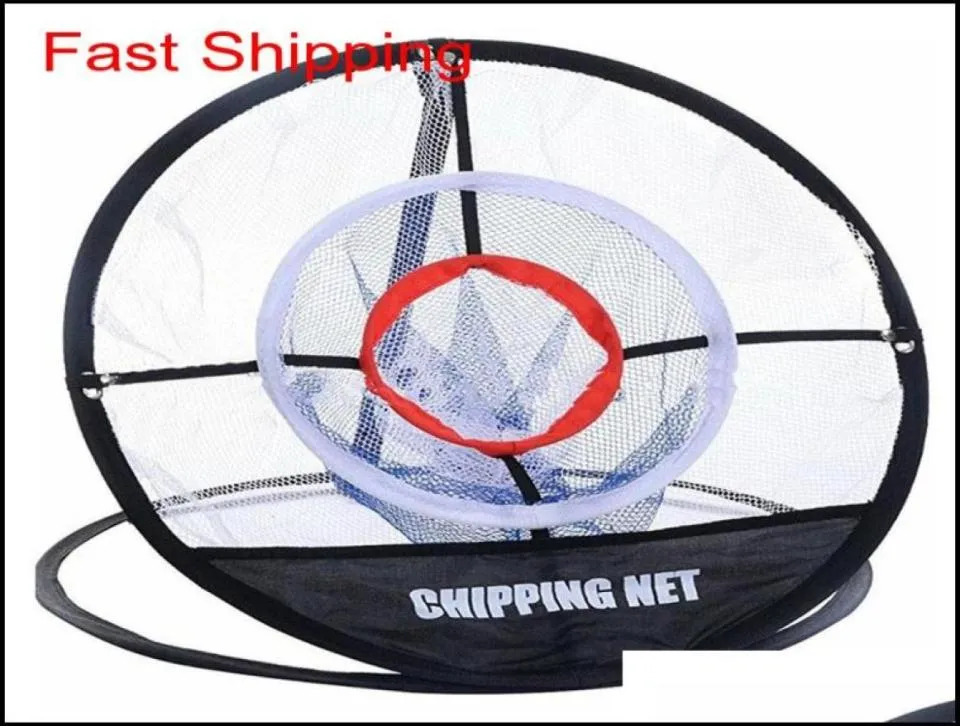 Golf Up Indoor Outdoor Chipping Pitching Cages Mats Practice Easy Net Golf Training Aids Metal Net Tovan Bgpqo17797935406925