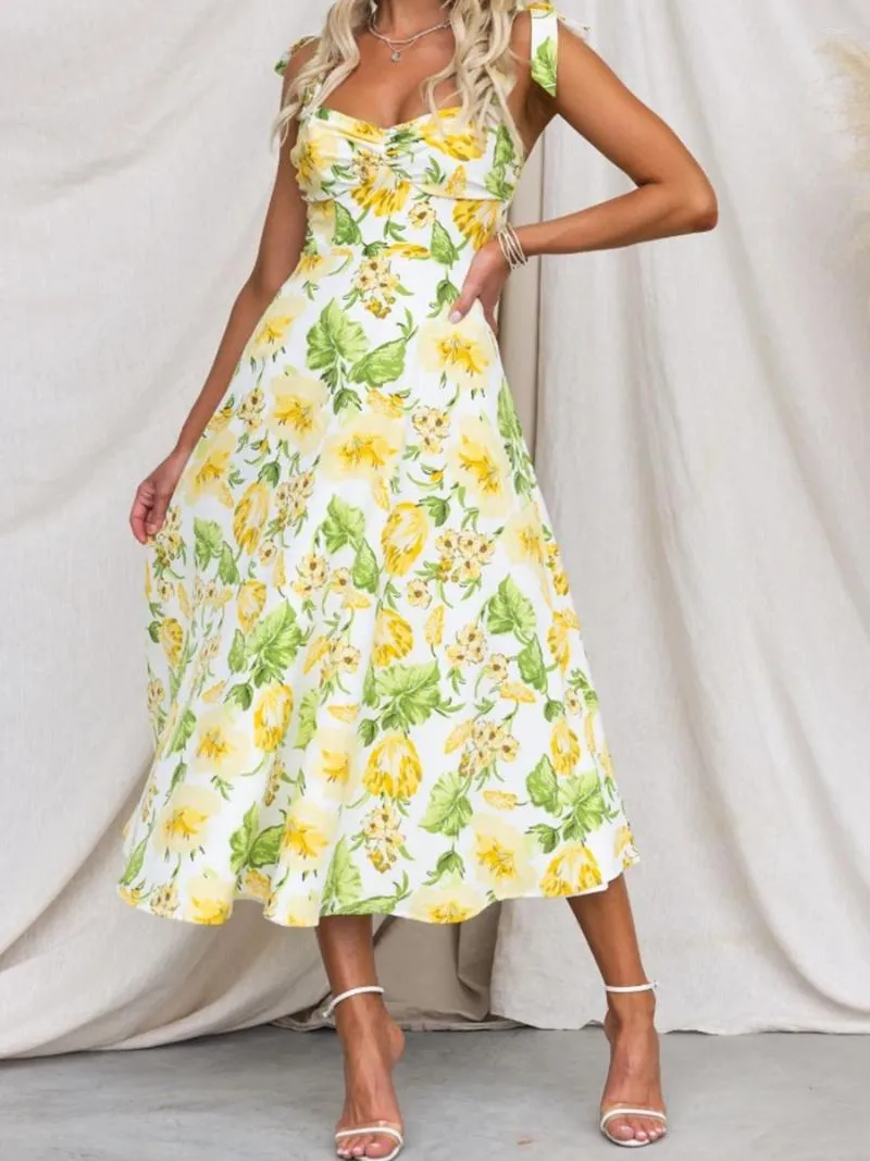 Flower girl midi strap dress hotsell