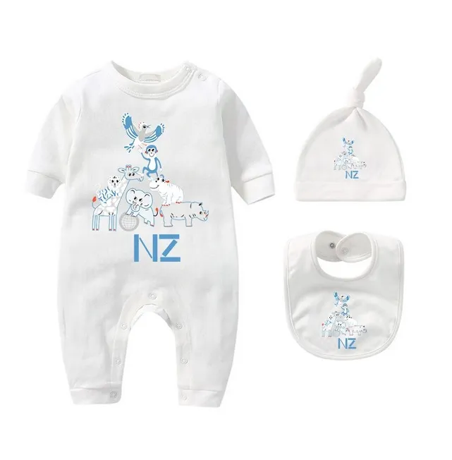 Designer Baby Rompers 100% Cotton Newborn Romper Sets New Born ...