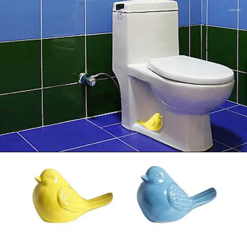 Toilet Seat Covers Porcelain Bolt Creative Ceramic Birds Screw Caps Versatile Small Bird Decoration Indoor