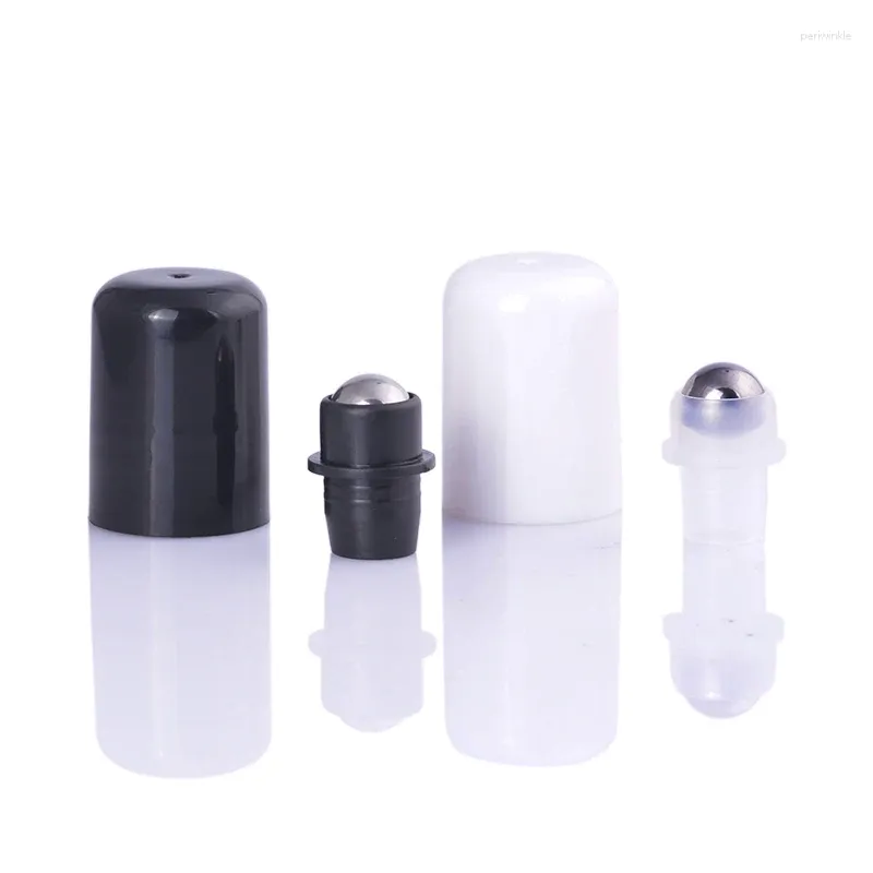 Bottiglie di stoccaggio Tappo a sfera per perline in acciaio da 18 mm per rotolo di rulli per profumi in vetro da 15 ml da 15 ml sul tappo in metallo bottiglia con coperchi