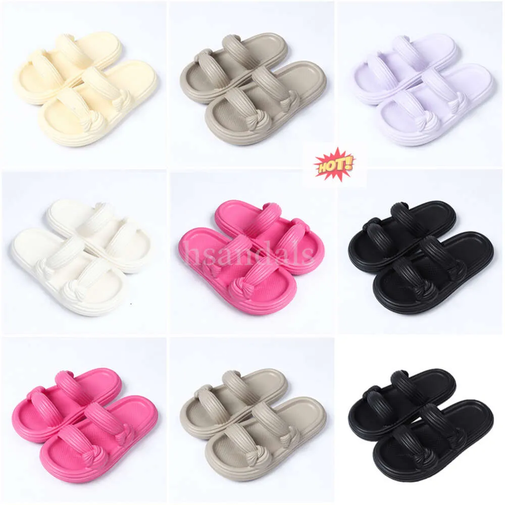 Designer Slippers Summer Product para novas mulheres brancas preto rosa azul macio confortável sandálias de praia moda-040 slides planos femininos ao ar livre 84 COMTABLE S