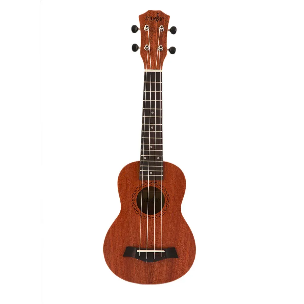 Guitar 21 inch 15 Frets Mahogany Soprano Ukulele Guitar Uke Sapele Rosewood 4 Strings Hawaiian Guitar for beginners or Basic players