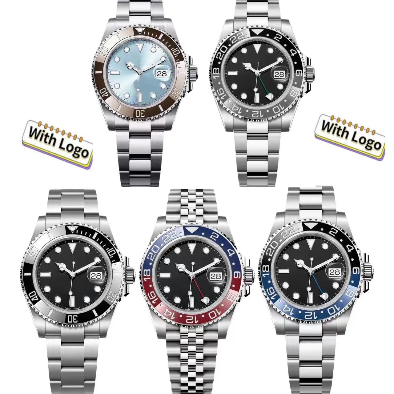 Originele mannen Horloges Designer Watch Hoogwaardige Automatisch horloge 40 mm roestvrij staal keramische bezel klassieke mechanische polshorloges waterdichte montre de luxe