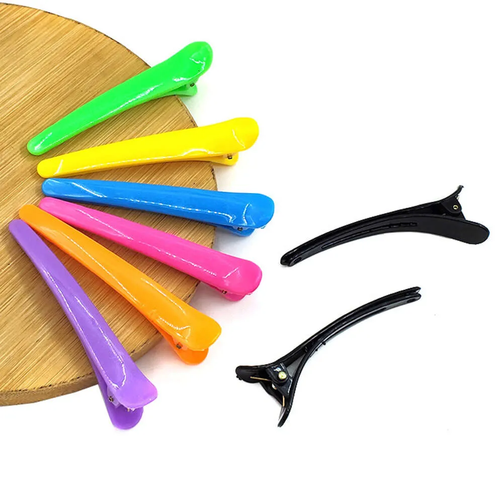 Plastic Duckbill Candy Hair DIY Jelly colored One Line Clip, frange, Crocodile Clip