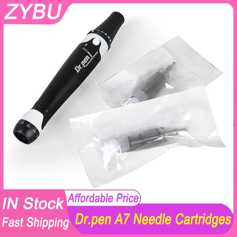 Dr.Pen Ultima A7 Microneedling Dermapen Auto Micro Needling Derma Pen 교체 Microneedle 9 12 24 36 42 Nano Pin MTS 바늘 팁을위한 50pcs 바늘 카트리지