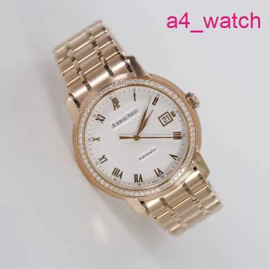 AP MACCHINERY ORGHIO CLASSE SERIE CLASSE 15155OR MEN'S OOLCIO MENO 18K GOLD ROSE CON Diamond Swiss Watch Swiss Watch di lusso Diametro di lusso 36mm