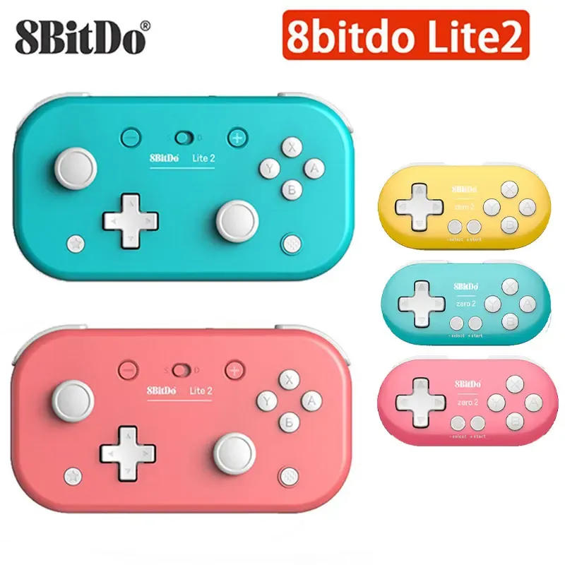 GamePads 8Bitdo Lite2 Bluetooth GamePad pour Switch Switch Lite Android Raspberry Pi Ultra Portable Controller