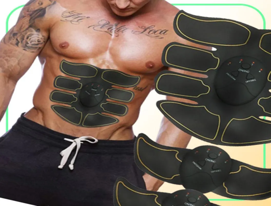 Electric EMS Muscolo Muscolo Abs ASS Abdominale Toner Muscolo Fitness Fitching che modella Massage Patch Trainer Exerciser UNISEX5796054