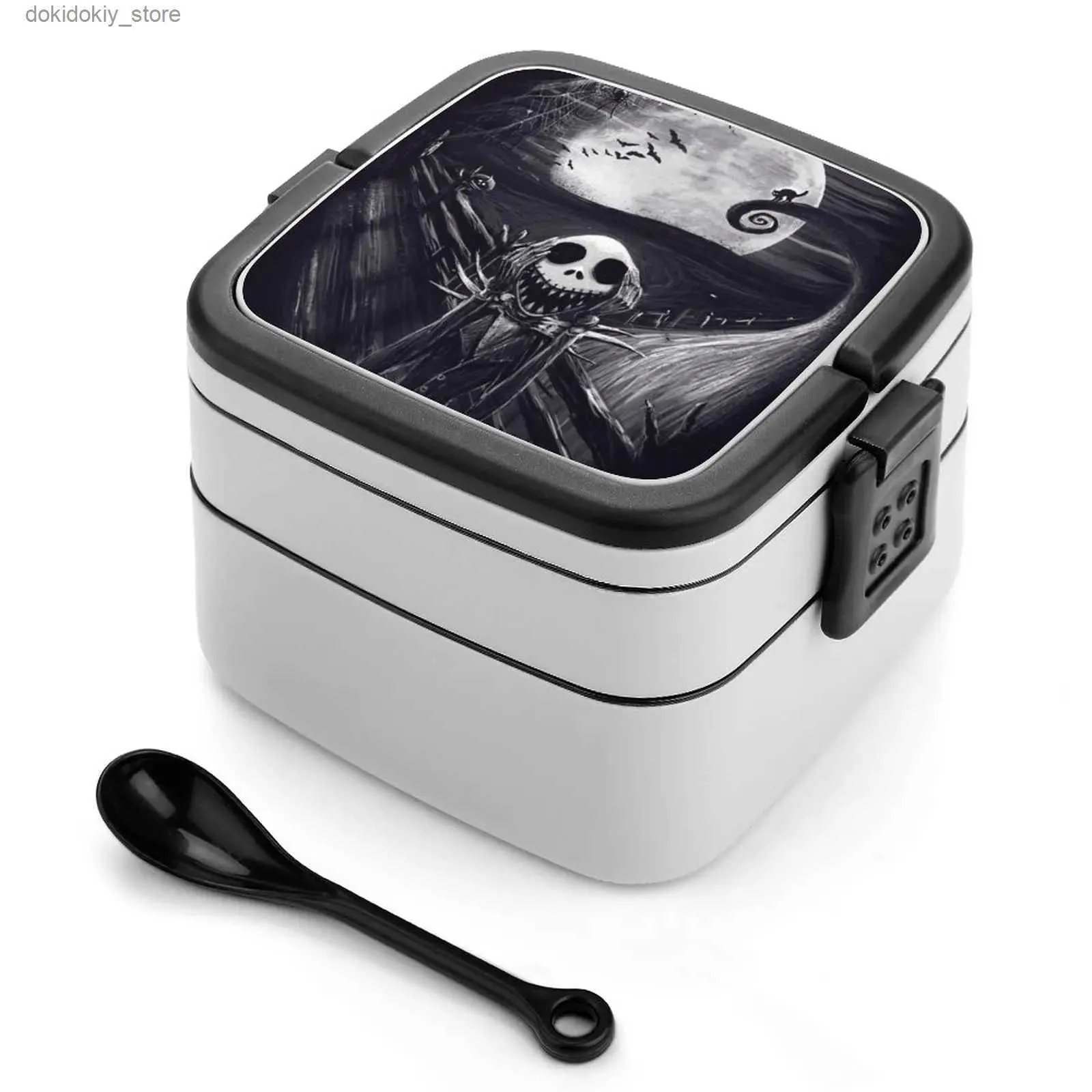 Bento Boxs the S перед Рождеством Bento Box New Dent Campin Lunch Lunch Boxs S Nihtmare Рождество Тим Бертон L49