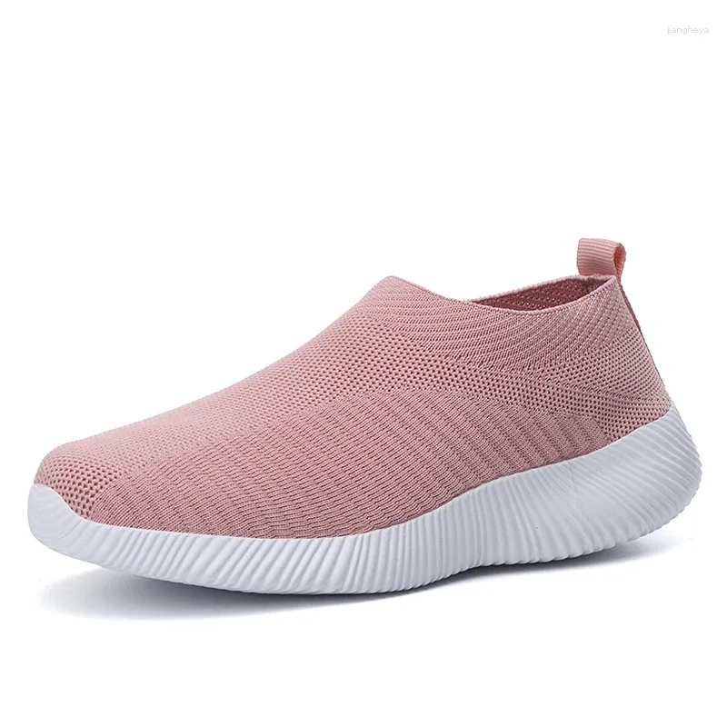 Scarpe da passeggio Sneaker da calzino da donna Fashion Respirano comodi moca