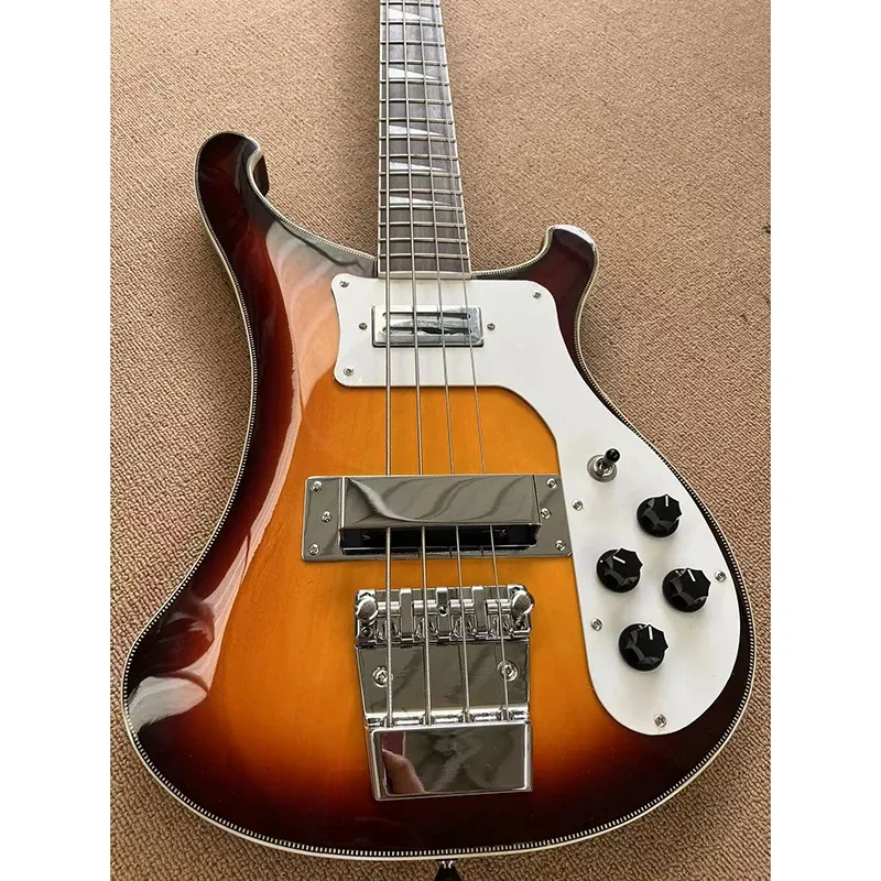 Guitar Famous Electric Bass, Bass Four String Guitar, Thick Timbre, Classic Bright Color, Free Delivery to Home.