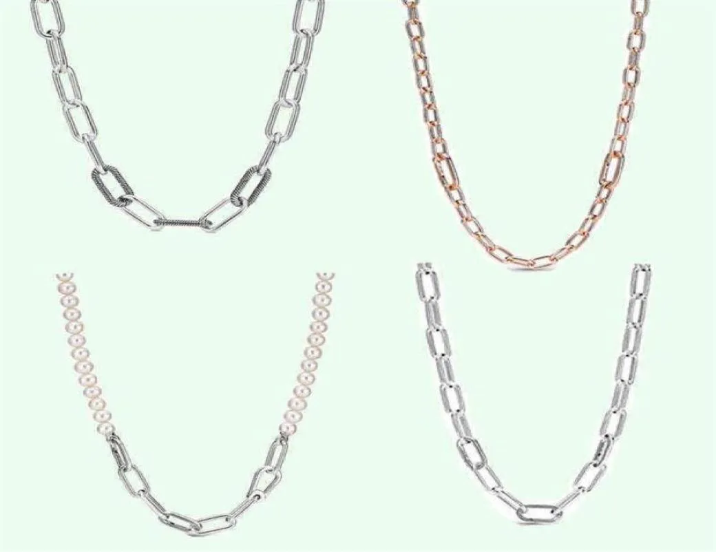 Sterling Silver Me Chain Necklace Hip Hop 925 Jewelry Design Diy Jewelry Hecrids Gift Girl222L2581675