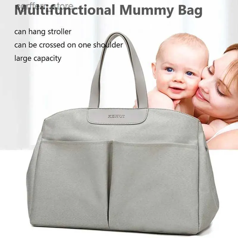 Bebek Bags Mama Tote Çanta Doğum Bebek Bezi Büyük Kapasiteli Çanta Bozağı Bebek Bezi Depolama Organizatör Bebek Bakım Seyahat Sırt Çantası Anne Hediyeler L410