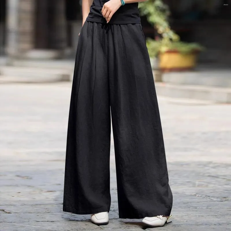 Pantaloni da donna estate solide high streetwear sciolte pantalone a gamba larga 2024 pantaloni da jogging giapponesi casual