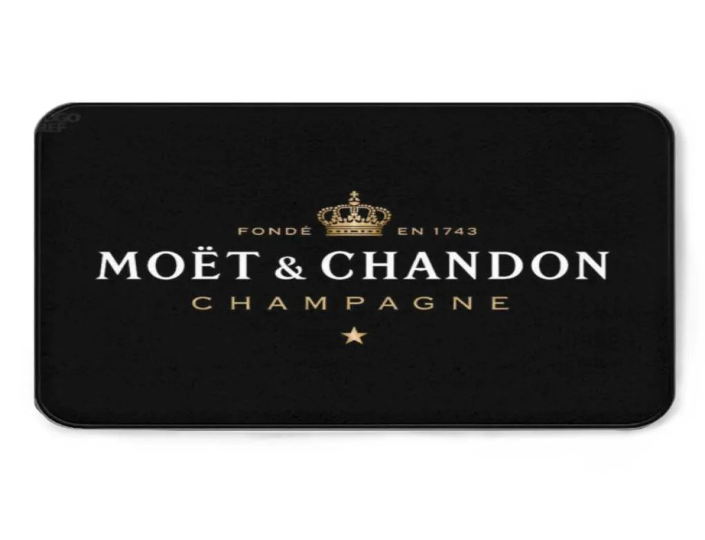 Moetchandon Champagne Floor Mat Interrance Door Door Mat Nonslip غير المتين multisizemydp04 2107273002888