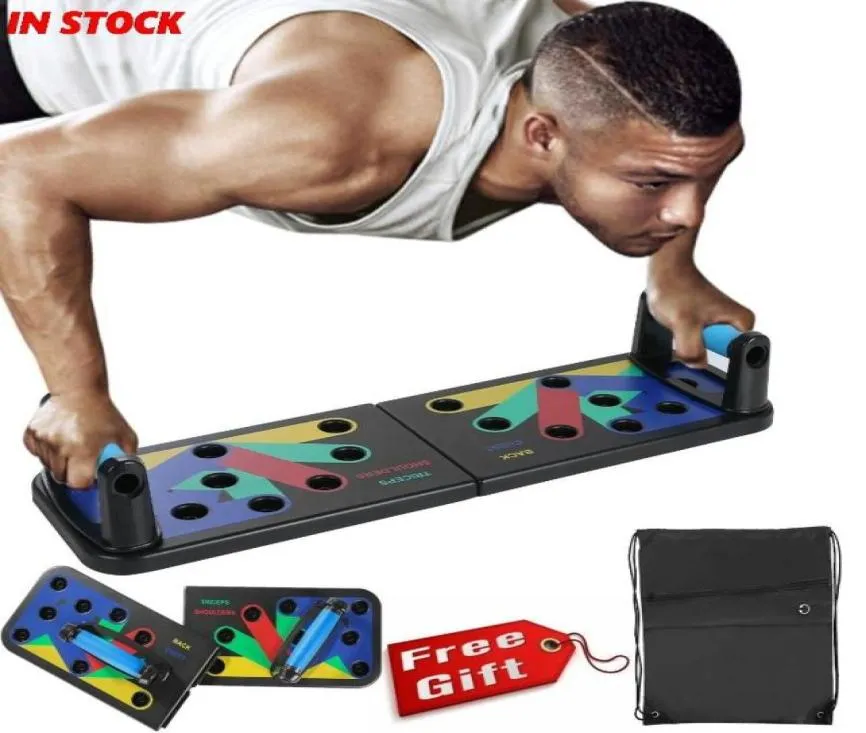 Power Press Push Up Muscle Board System Pushup Stands Foldable Board7799200