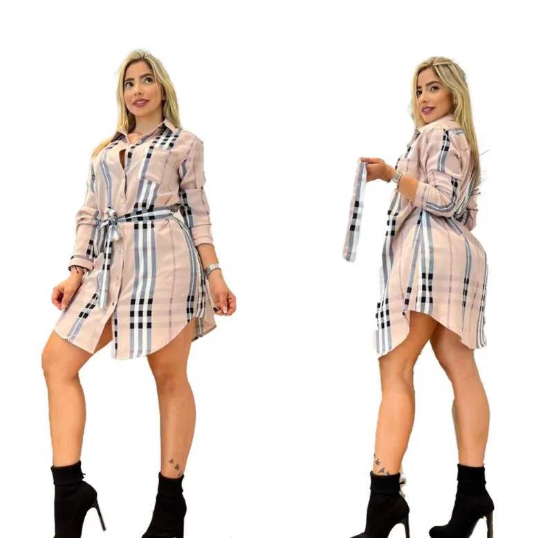 Designer camicie da donna di lusso Nuovo casual Plaid Fashi