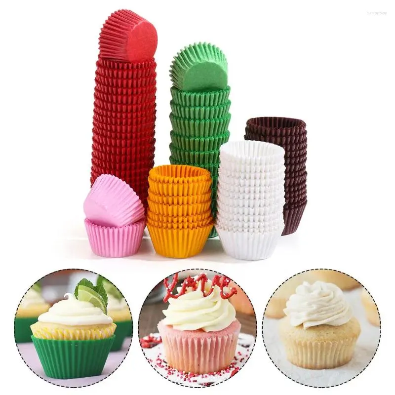 Bakvormen 500/1000 pcs cakepapierbekers chocoladeschilders cupcake wrappers muffin kitjes beker voering banketbakkersgereedschap benodigdheden