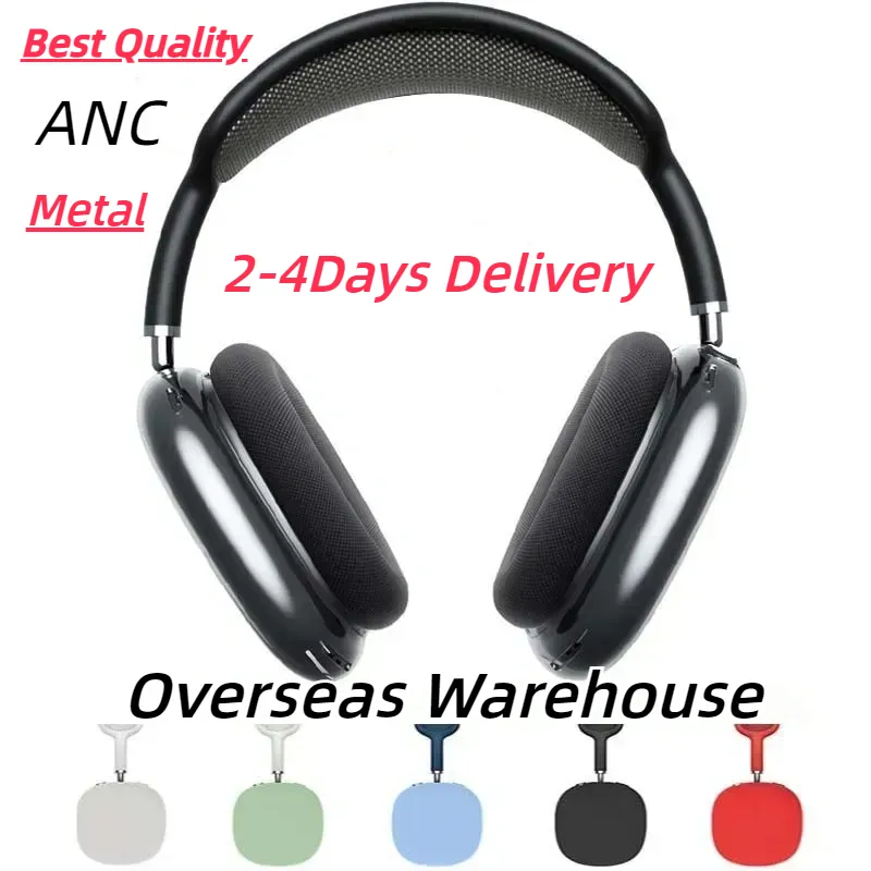 Pour AirPods Max Qualité d'origine avec ANC Bandreau de banque accessoires pour casque TPU TPU Silicone Silicone Airpod Maxs casque