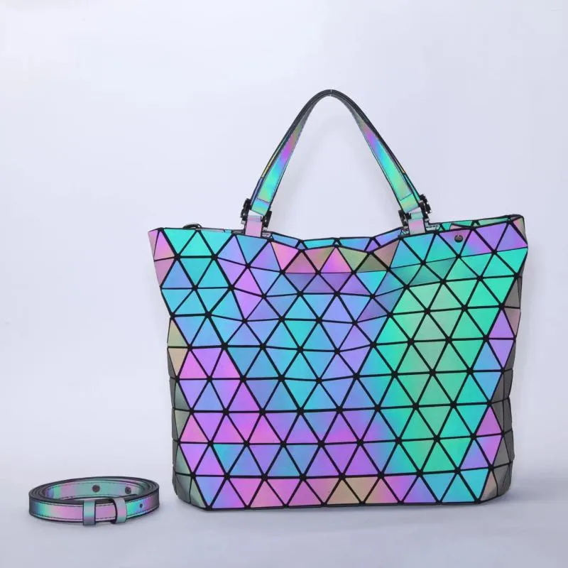 Umhängetaschen oimg weibliche 2024 Bucket Damen Messenger Ladies Laser Geometrie Design Rhombus Handtaschen Großhandel Großhandel