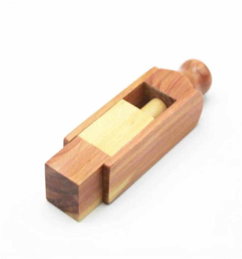 Newest Nice Mini Natural Wooden Portable Smoking Filter Tube Dry Herb Tobacco Bowl Innovative Design Handpipe High Quality Pipes D6794122