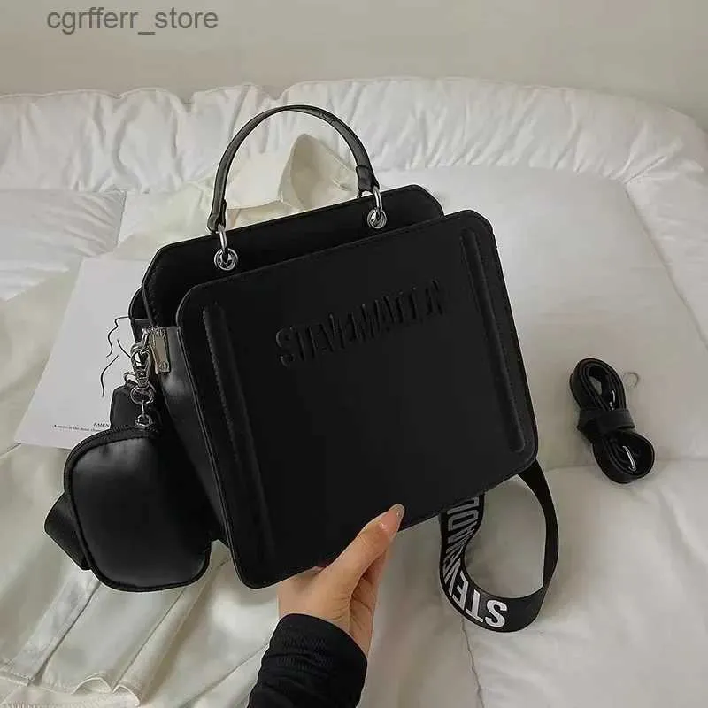 Large Capacity Candy Color Mommy Bag Black With Letter MADEN Design For ...
