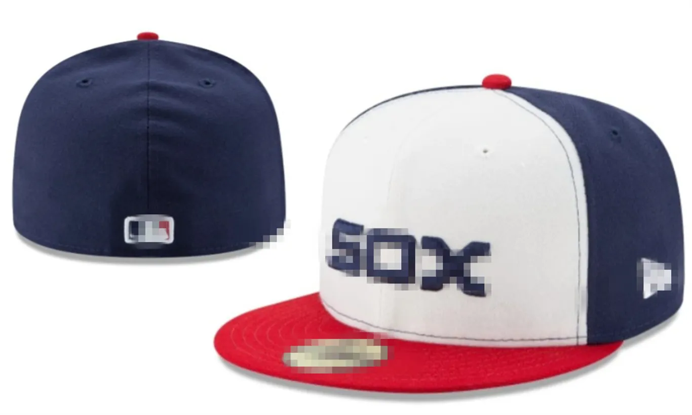 2023 Marque chaude en gros Unisexe Los Angeles Caps de baseball Bones Sports extérieurs décontractés pour hommes Chapeaux ajustés Full Ferme Fermed Design Size Caps S5