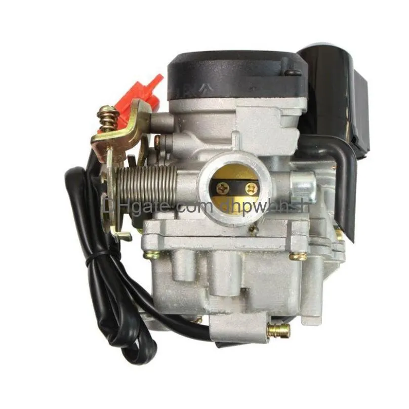 19mm PD19J Big Bore Carb CVK ALU. Förgasare universal för kinesisk GY6 50CC 60cc 80cc 100cc 139QMB 139QMA Scooter Moped ATV Go-kart