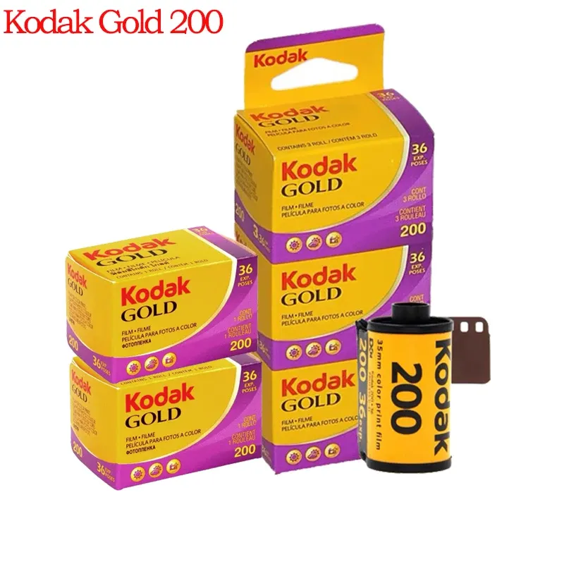 كاميرا Kodak Gold 200 Color 35mm Film 36 التعرض لكل لفة مناسبة لكاميرا M35 / M38