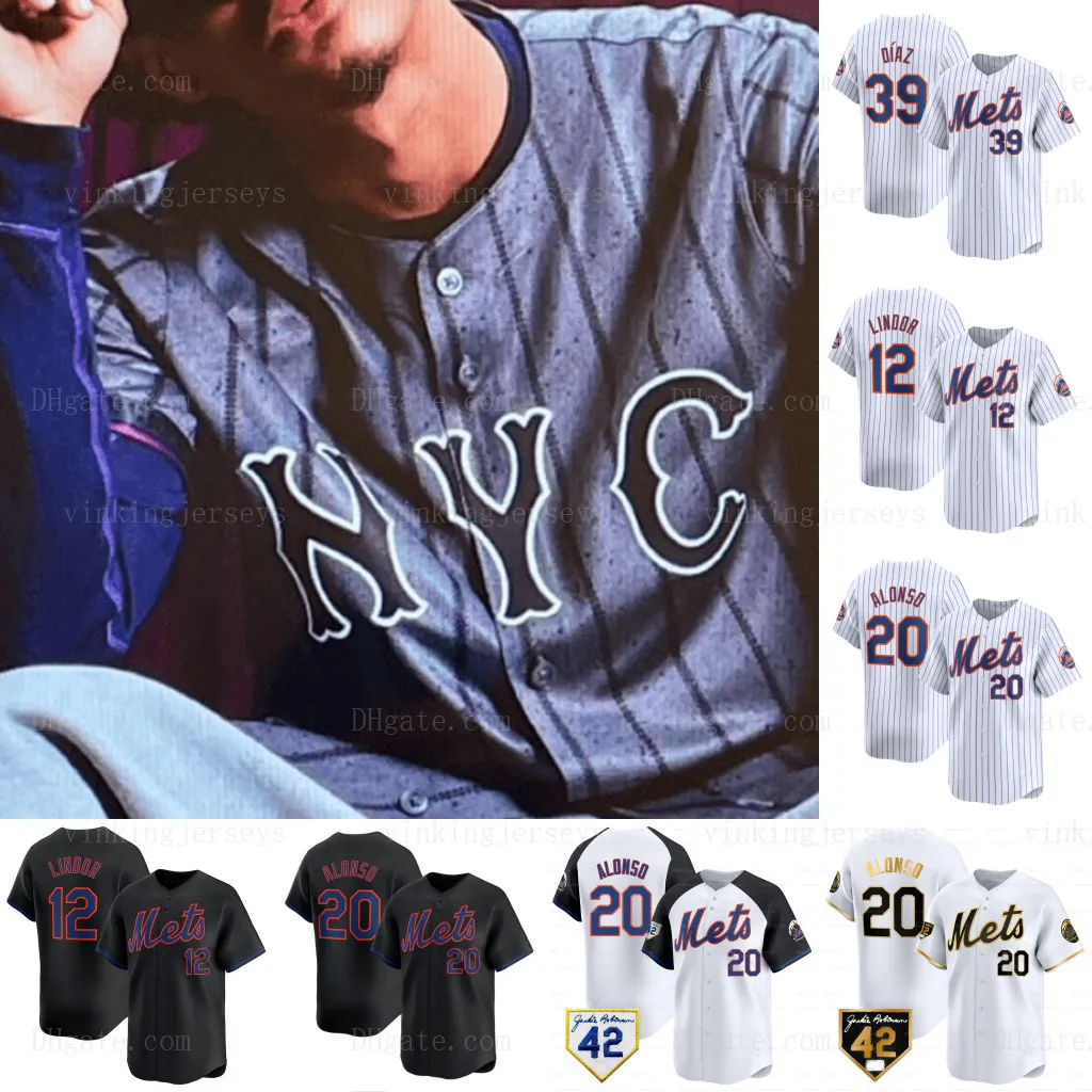 Mets 2025 City Connect Jerseys Pete Alonso Brett Baty Daniel Vogelbach Brandon Nimmo Mark Vientos Jeff McNeil Francisco Lindor Francisco Alvarez Drew Smith Kodai