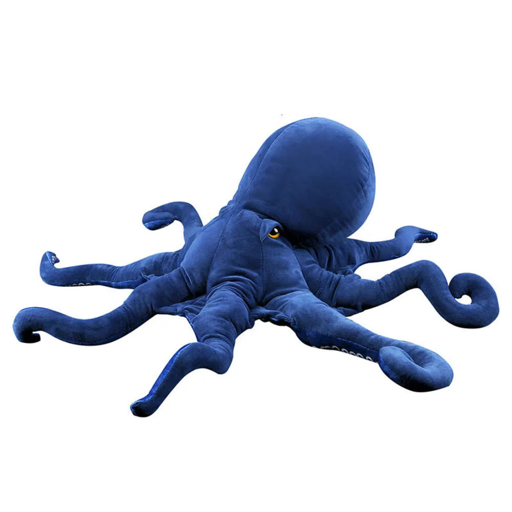 Red Blue Stuffed Octopus Plush Hot Selling Big Giant 45cm 85cm 120cm Pillow Toy Soft Lifelike Sea Animal Doll