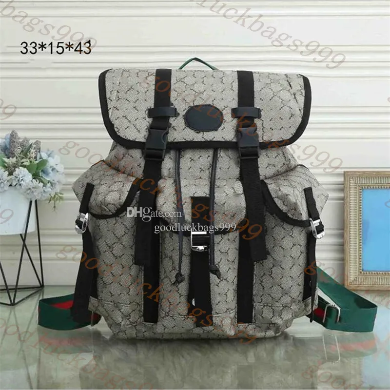 Designer bag Backpack Style Travel Shoulder Bag Canvas Leather Double letter Backpacks Schoolbag Women mens luggage Rucksack sacoche Luxurys Back pack Style