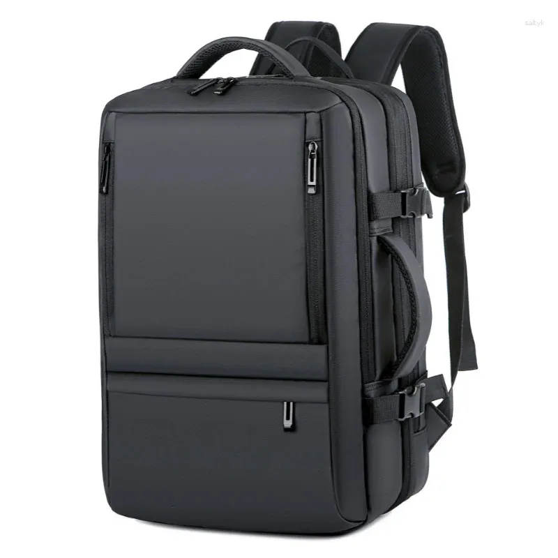 Backpack Travel Men uitbreidbare USB -tas Business Laptop Waterdichte grote capaciteit multifunctionele computerpotjeszakken