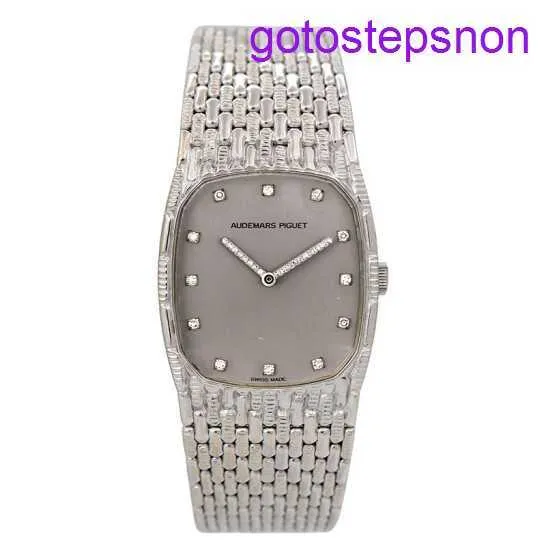 Designer AP Wrist Watch Relógio 18K Platinum Scale com Diamond Modane Manual Mecânica Womens Assista Luxo Assista Swiss Assista Highend